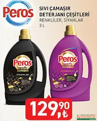 PEROS SIVI ÇAMAŞIR DETERJANI ÇEŞİTLERİ 3 L PEROS SIVI ÇAMAŞIR DETERJANI ÇEŞİTLERİ 3 L